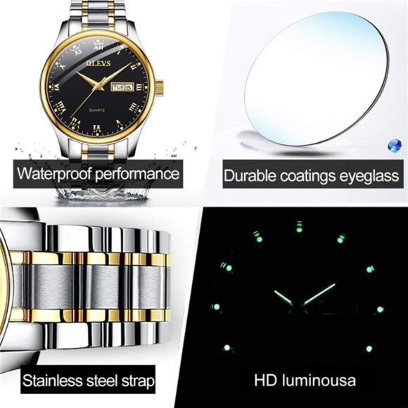 His and Her Couple Watches Business Men Women Couple Set Pair Watch Matching